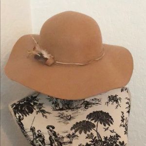 COPY - Boutique Wool Tan Floppy Hat
